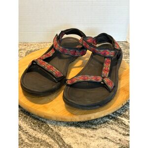 Teva‎ Terra Fi 5 Universal Sandals Mens 14 Geometric Red Blue Black 1019234